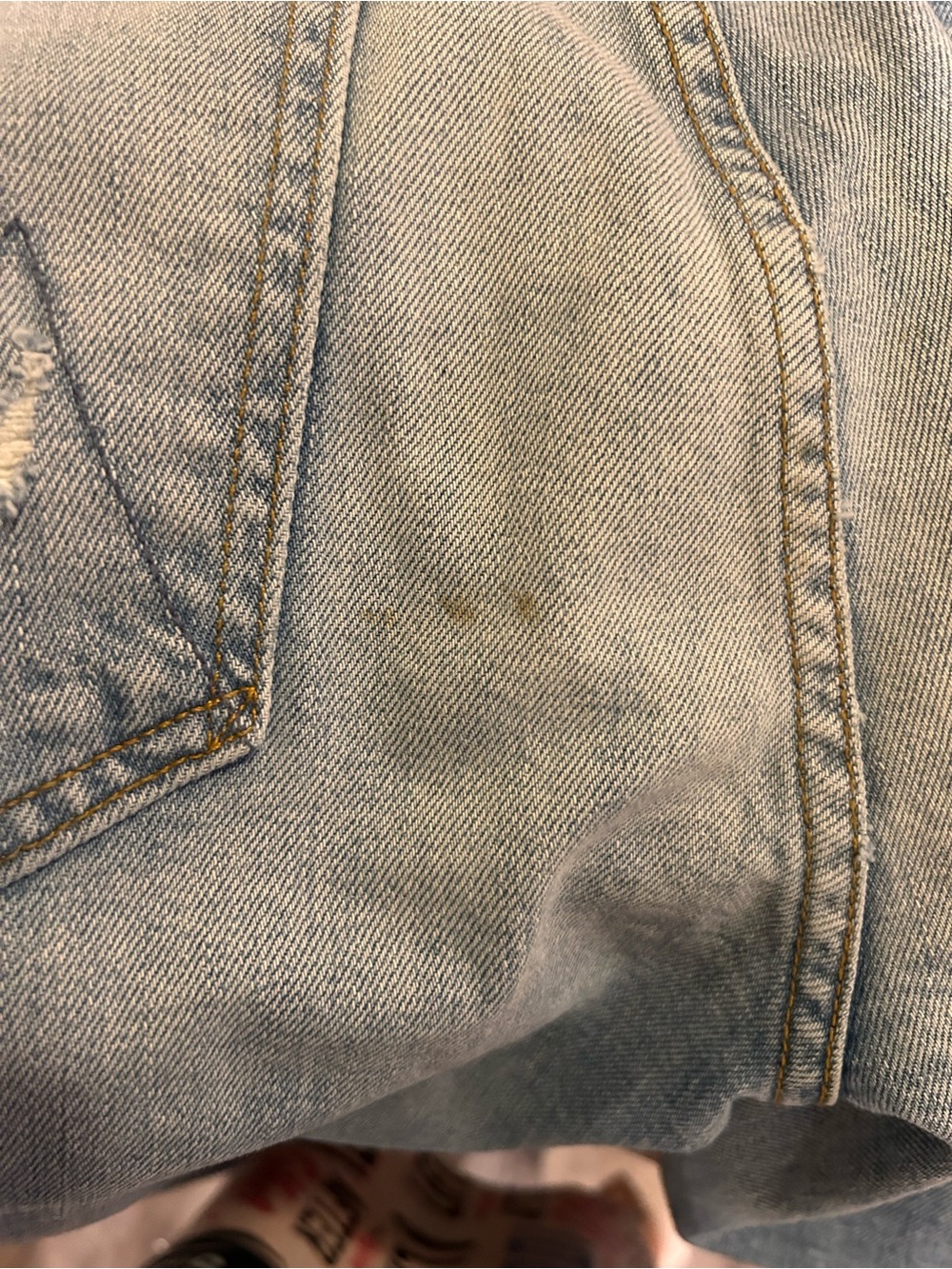 MOTHER High Waisted Rider Skimp Jeans - Light Blue Denim - Picture 5 of 8
